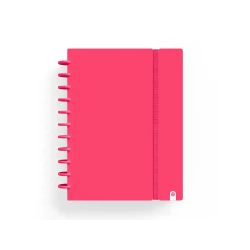 Cuaderno ingeniox foam a4 80h rayado horizontal rojo