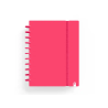 Cuaderno ingeniox foam a4 80h rayado horizontal rojo