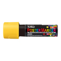Rotulador artline poster marker epp-30 punta rectangular 30 mm color amarillo