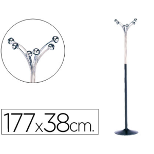 Perchero metalico pie 6...