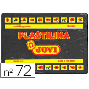 Plastilina jovi 72 negro...
