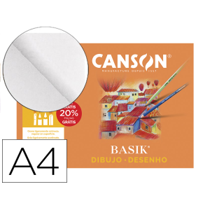 Papel dibujo basik din a4...