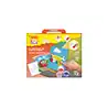Juego jovi play&fun pinta con arena de colores vehiculos