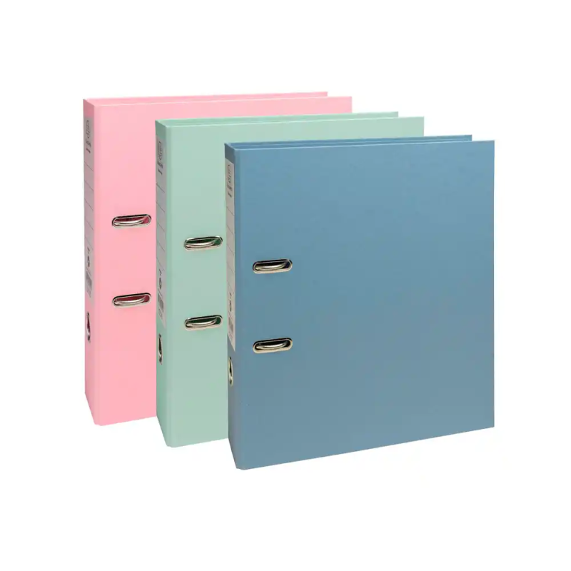 Archivador de palanca exacompta autentik carton reciclado din a4+ lomo 80 mm colores surtidos