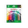 Rotulador alpino up punta 1 mm caja de 12 unidades colores surtidos