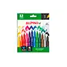 Rotulador alpino up punta 1 mm caja de 12 unidades colores surtidos