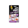 Adhesivo pattex pega despega no mas clavo hasta 6 kg blister de 12 unidades